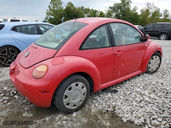 1999 Volkswagen New Beetle GLS with VIN 3VWCC21C1XM415759, listed as a Copart auction lot 67837624 with NaN miles and Salvage Title. Bid and sale history available at carsss.com. Image 3.
