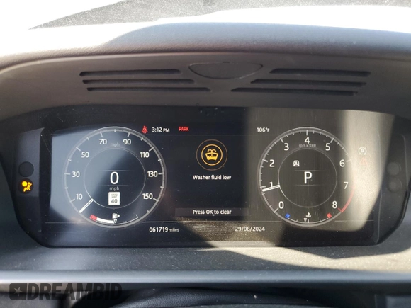 2018 Land Rover Discovery HSE Luxury with VIN SALRT2RV0JA072166, listed as a Copart auction lot 69106004 with 61,719 mi miles and Salvage Title. Bid and sale history available at carsss.com. Image 9.