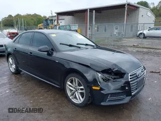 2017 Audi A4 Season of Audi ultra Premium with VIN WAUKMAF49HN055734, listed as a IAAI auction lot 40425220 with 95,307 mi miles. Bid and sale history available at carsss.com. Image 1.