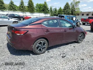 2024 Nissan Sentra SV with VIN 3N1AB8CV6RY318165, listed as a Copart auction lot 59402985 with 7,064 mi miles and Salvage title. Bid and sale history available at DreamBid. Image 3.