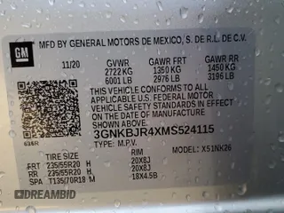 2021 Chevrolet Blazer LT с VIN 3GNKBJR4XMS524115, выставлен на аукционе Copart как лот 73931754 с пробегом 19 450 миль миль и Списание • Salvage title. История ставок и продаж доступна на DreamBid. Изображение 14.
