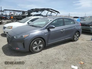 2018 Hyundai Ioniq Limited z VIN KMHC75LDXJU098254, wystawiony jako Copart lot #57062804 z przebiegiem 150 804 mil mil oraz . Historia ofert i sprzedaży dostępna na DreamBid. Obrazek 1.