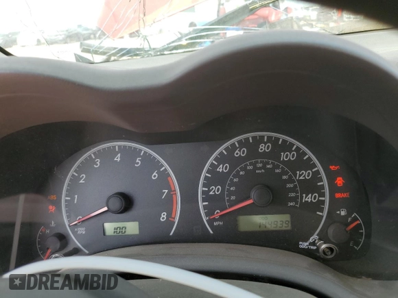 2010 Toyota Corolla with VIN 1NXBU4EE9AZ213995, listed as a Copart auction lot 63076805 with 144,939 mi miles and Salvage title. Bid and sale history available at DreamBid. Image 9.