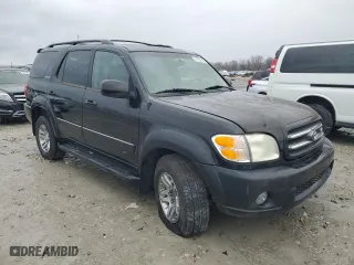 2003 Toyota Sequoia Limited with VIN 5TDBT48AX3S162109, listed as a Copart auction lot 47789145 with 0 mi miles and Clean Title. Bid and sale history available at carsss.com. Image 4.