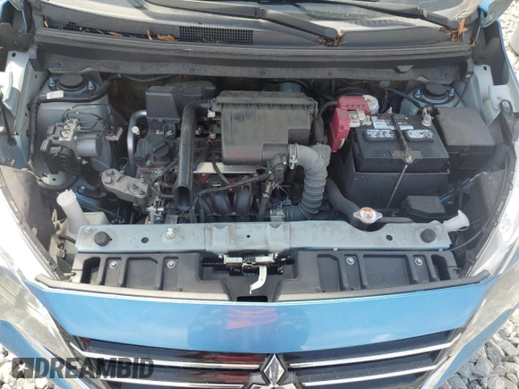 2022 Mitsubishi Mirage ES with VIN ML32AUHJ6NH001093, listed as a Copart auction lot 60275145 with 51,061 mi miles and Salvage title. Bid and sale history available at DreamBid. Image 11.