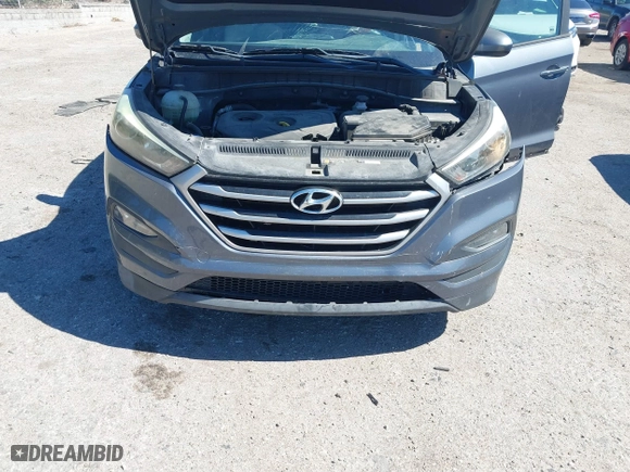 2017 Hyundai Tucson SE Plus with VIN KM8J33A45HU452928, listed as a IAAI auction lot 41601229 with 114,949 mi miles. Bid and sale history available at carsss.com. Image 6.