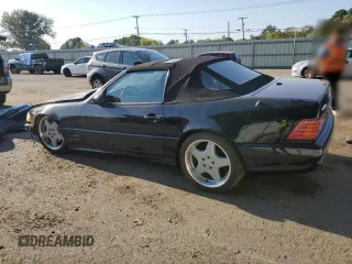2001 Mercedes-Benz SL-Class with VIN WDBFA68FX1F196609, listed as a Copart auction lot 76124154 with 49,809 mi miles and Salvage Title. Bid and sale history available at carsss.com. Image 2.