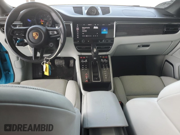 2022 Porsche Macan Turbo with VIN WP1AF2A56NLB31379, listed as a Copart auction lot 56354375 with 28,504 mi miles and Salvage title. Bid and sale history available at DreamBid. Image 8.