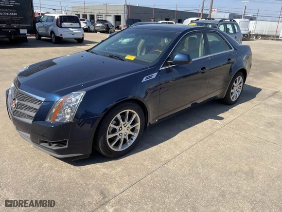2008 Cadillac CTS AWD w/1SA with VIN 1G6DG577580154313, listed as a IAAI auction lot 41814665 with 107,179 mi miles. Bid and sale history available at carsss.com. Image 2.