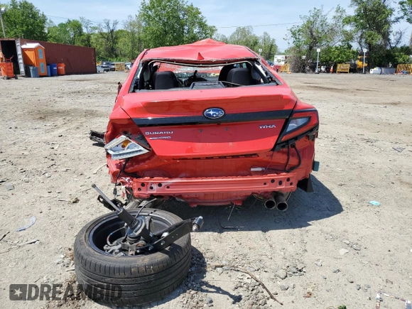 2024 Subaru WRX Premium with VIN JF1VBAH60R9805879, listed as a Copart auction lot 54992275 with 6,856 mi miles and Salvage title. Bid and sale history available at DreamBid. Image 6.