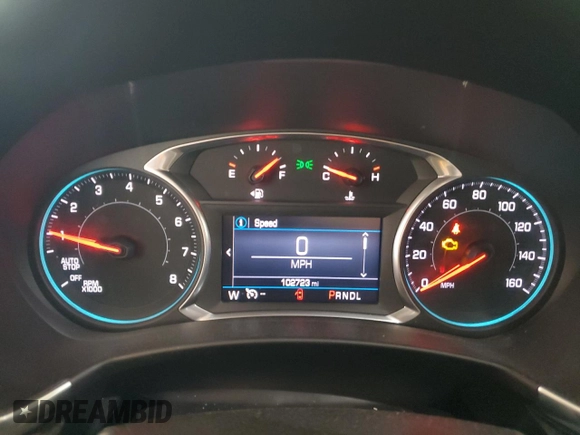 2019 Chevrolet Equinox LT with VIN 2GNAXKEV0K6122732, listed as a Copart auction lot 50625895 with 102,723 mi miles and Clean Title. Bid and sale history available at DreamBid. Image 9.