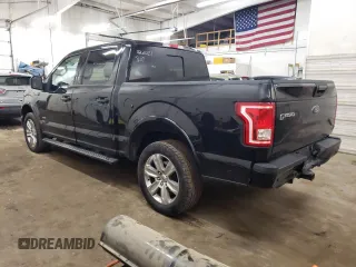 2015 Ford F-150 XLT with VIN 1FTEW1EP2FKE41187, listed as a Copart auction lot 47198395 with 141,768 mi miles and Salvage Title. Bid and sale history available at carsss.com. Image 2.