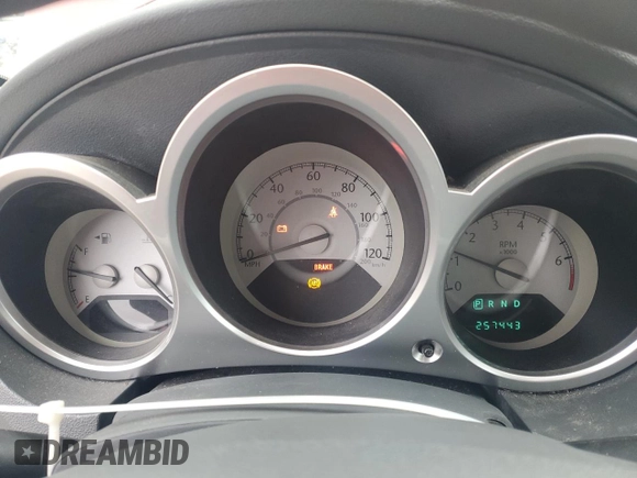2008 Chrysler Sebring Touring with VIN 1C3LC56R48N201989, listed as a Copart auction lot 78926664 with 257,443 mi miles and Non Repairable. Bid and sale history available at carsss.com. Image 9.