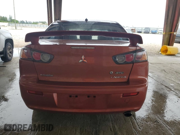 2010 Mitsubishi Lancer GTS with VIN JA32U8FW3AU022400, listed as a Copart auction lot 72569714 with 147,440 mi miles and Salvage Title. Bid and sale history available at carsss.com. Image 6.