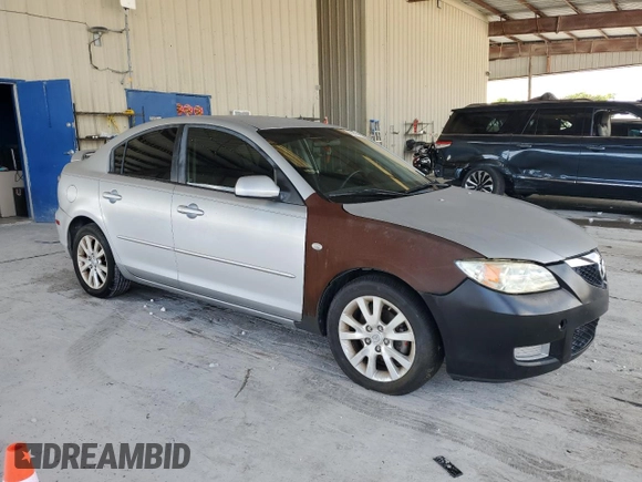 2008 Mazda 3 i Sport with VIN JM1BK12F181834357, listed as a Copart auction lot 86867614 with 52,411 mi miles and Clean Title. Bid and sale history available at DreamBid. Image 4.