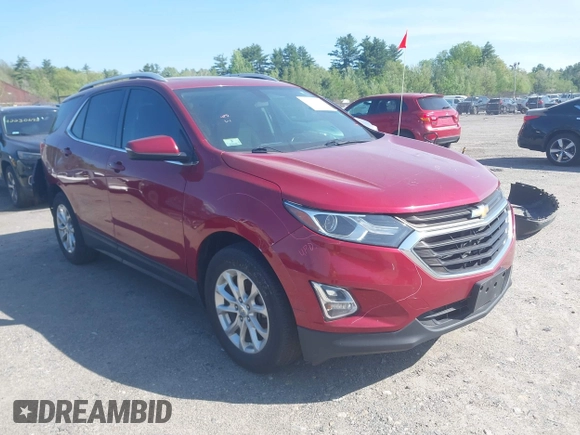 2018 Chevrolet Equinox LT z VIN 3GNAXSEV4JS513155, wystawiony jako IAAI lot #42231518 z przebiegiem 108 626 mil mil oraz . Historia ofert i sprzedaży dostępna na DreamBid. Obrazek 1.