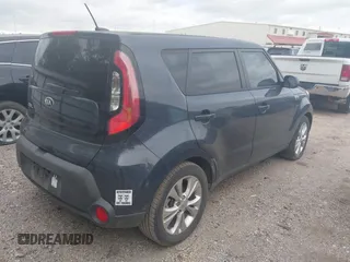 2015 Kia Soul + with VIN KNDJP3A58F7201253, listed as a IAAI auction lot 42042038 with 79,291 mi miles. Bid and sale history available at carsss.com. Image 4.