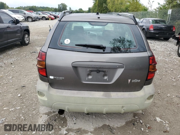 2005 Pontiac Vibe with VIN 5Y2SL63815Z480783, listed as a Copart auction lot 70267334 with 132,637 mi miles and Salvage Title. Bid and sale history available at carsss.com. Image 6.