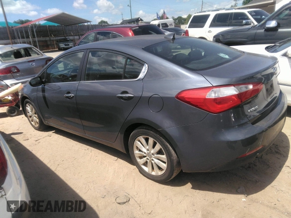 2014 Kia Forte EX with VIN KNAFX4A84E5053843, listed as a IAAI auction lot 42206701 with 115,193 mi miles. Bid and sale history available at carsss.com. Image 3.