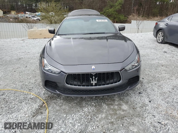 2014 Maserati Ghibli z VIN ZAM57XSA9E1096594, wystawiony jako Copart lot #47187285 z przebiegiem 114 050 mil mil oraz Szkody całkowita. Historia ofert i sprzedaży dostępna na DreamBid. Obrazek 5.