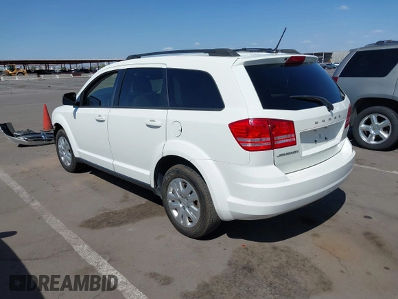 2018 Dodge Journey SE with VIN 3C4PDCAB0JT229335, listed as a IAAI auction lot 42056228 with 157,868 mi miles. Bid and sale history available at carsss.com. Image 3.