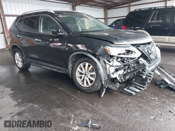 2018 Nissan Rogue SV with VIN KNMAT2MV8JP597520, listed as a IAAI auction lot 41963674 with 125,047 mi miles. Bid and sale history available at carsss.com. Image 1.