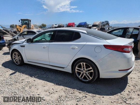 2013 Kia Optima SX с VIN 5XXGR4A6XDG091796, выставлен на аукционе Copart как лот 60294155 с пробегом Не указан миль и Списание • Salvage title. История ставок и продаж доступна на DreamBid. Изображение 2.