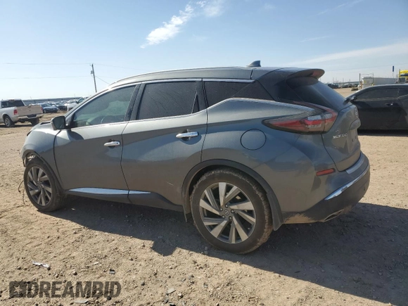 2020 Nissan Murano SL with VIN 5N1AZ2CJ1LN108365, listed as a Copart auction lot 43200595 with 76,323 mi miles and Salvage title. Bid and sale history available at DreamBid. Image 2.