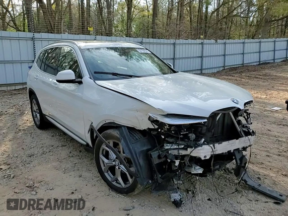 2020 BMW X3 xDrive30i z VIN 5UXTY5C01L9B77351, wystawiony jako Copart lot #50784525 z przebiegiem 58 606 mil mil oraz Szkoda całkowita • Salvage title. Historia ofert i sprzedaży dostępna na DreamBid. Obrazek 12.
