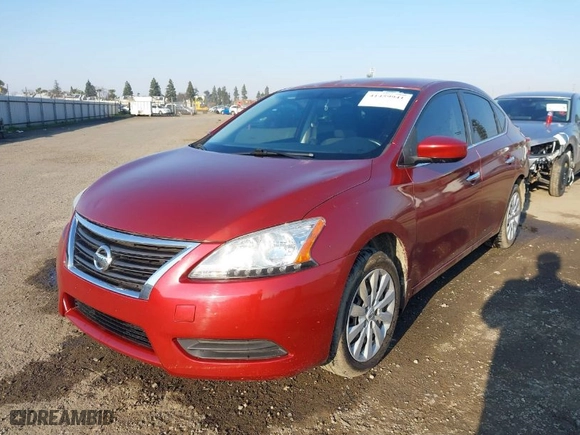 2015 Nissan Sentra S with VIN 3N1AB7AP0FY352161, listed as a IAAI auction lot 41459941 with 109,820 mi miles. Bid and sale history available at carsss.com. Image 2.