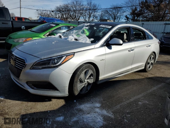 2017 Hyundai Sonata Hybrid Limited with VIN KMHE34L12HA050795, listed as a Copart auction lot 38795093 with 0 mi miles. Bid and sale history available at carsss.com. Image 1.