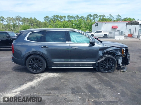 2021 Kia Telluride SX with VIN 5XYP54HC7MG130377, listed as a IAAI auction lot 42172684 with 32,186 mi miles and . Bid and sale history available at DreamBid. Image 13.