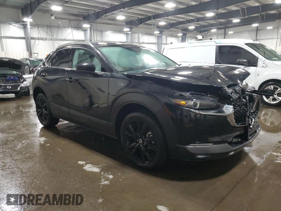 2021 Mazda CX-30 Premium with VIN 3MVDMBDY3MM254689, listed as a Copart auction lot 47817405 with 43,393 mi miles and Salvage Title. Bid and sale history available at carsss.com. Image 4.