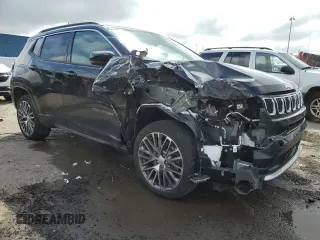 2023 Jeep Compass Limited with VIN 3C4NJDCN7PT519867, listed as a Copart auction lot 55851305 with 18,058 mi miles and Salvage title. Bid and sale history available at DreamBid. Image 4.