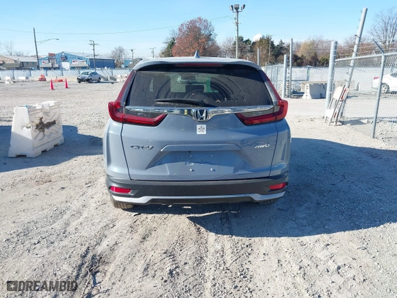 2021 Honda CR-V EX with VIN 2HKRW2H58MH657588, listed as a IAAI auction lot 40989607 with 24,397 mi miles. Bid and sale history available at carsss.com. Image 16.