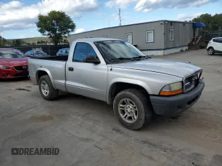 2004 Dodge Dakota with VIN 1D7FL16K24S621269, listed as a Copart auction lot 75284304 with 0 mi miles and Salvage Title. Bid and sale history available at carsss.com. Image 4.