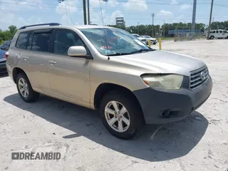 2008 Toyota Highlander with VIN JTEDS41A382061347, listed as a IAAI auction lot 42846520 with 190,455 mi miles and . Bid and sale history available at DreamBid. Image 1.