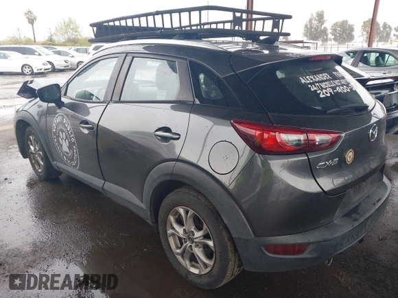 2019 Mazda CX-3 Sport with VIN JM1DKDB75K1454254, listed as a IAAI auction lot 41792073 with 143,021 mi miles. Bid and sale history available at carsss.com. Image 3.