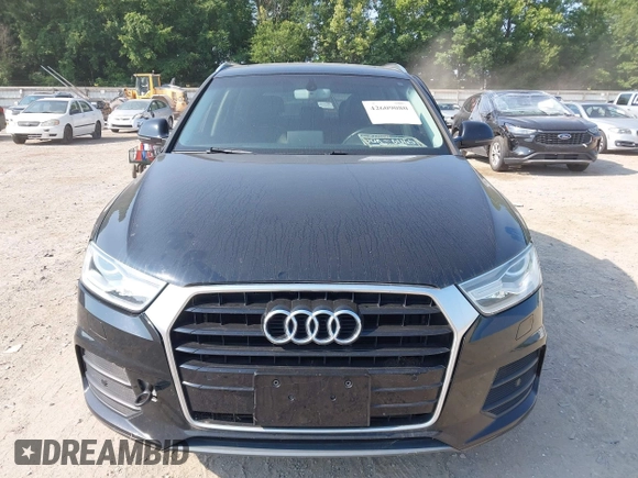 2016 Audi Q3 Premium Plus with VIN WA1BFCFS9GR003187, listed as a IAAI auction lot 42609080 with 146,379 mi miles and . Bid and sale history available at DreamBid. Image 6.