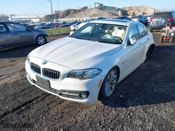 2016 BMW 5 Series 528i xDrive with VIN WBA5A7C52GG150287, listed as a IAAI auction lot 41684813 with 128,768 mi miles. Bid and sale history available at carsss.com. Image 19.