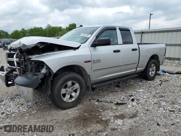 2016 Ram 1500 Tradesman z VIN 1C6RR7FM4GS132345, wystawiony jako Copart lot #53487564 z przebiegiem 143 487 mil mil oraz Szkoda całkowita • Salvage title. Historia ofert i sprzedaży dostępna na DreamBid. Obrazek 1.