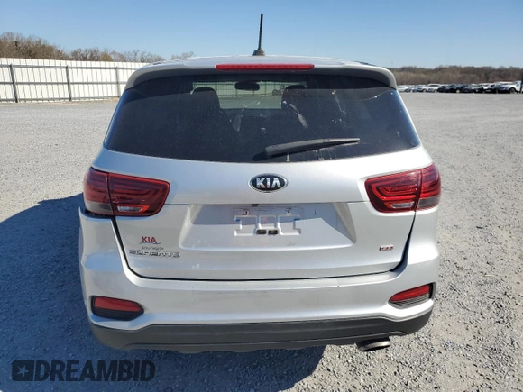 2020 Kia Sorento L with VIN 5XYPG4A3XLG630956, listed as a Copart auction lot 50085525 with 67,377 mi miles and Salvage Title. Bid and sale history available at carsss.com. Image 6.