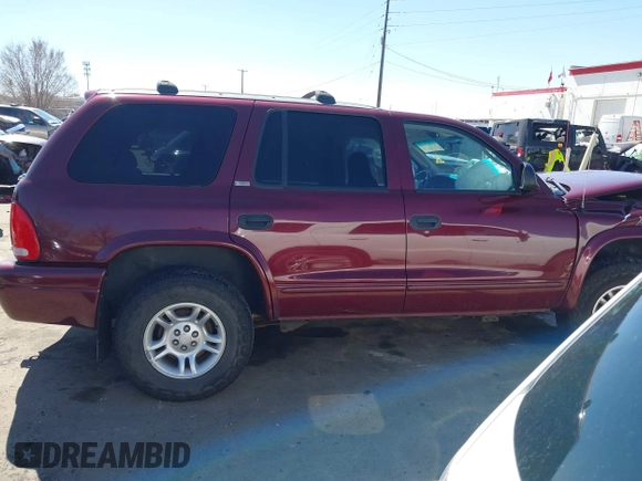 2002 Dodge Durango SLT with VIN 1B4HS48N42F142160, listed as a IAAI auction lot 41878384 with 201,581 mi miles and . Bid and sale history available at DreamBid. Image 13.