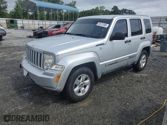 2011 Jeep Liberty Sport with VIN 1J4PN2GK4BW543087, listed as a Copart auction lot 59131595 with 127,989 mi miles and Salvage title. Bid and sale history available at DreamBid. Image 1.