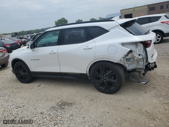 2021 Chevrolet Blazer RS with VIN 3GNKBKRS6MS524293, listed as a Copart auction lot 80856284 with 73,964 mi miles and Salvage Title. Bid and sale history available at carsss.com. Image 2.