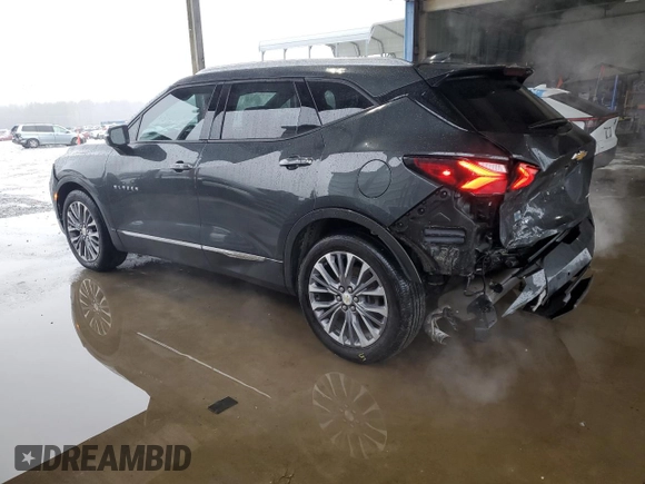 2019 Chevrolet Blazer Premier with VIN 3GNKBFRS3KS683020, listed as a Copart auction lot 44775425 with 94,923 mi miles and Salvage title. Bid and sale history available at DreamBid. Image 2.