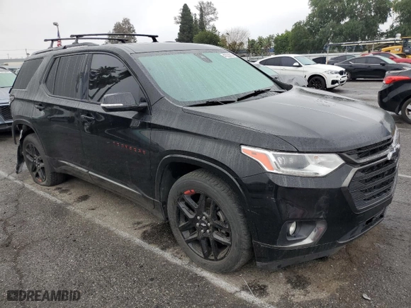 2018 Chevrolet Traverse Premier with VIN 1GNERKKW4JJ264317, listed as a Copart auction lot 47233215 with 101,721 mi miles and Salvage Title. Bid and sale history available at carsss.com. Image 4.