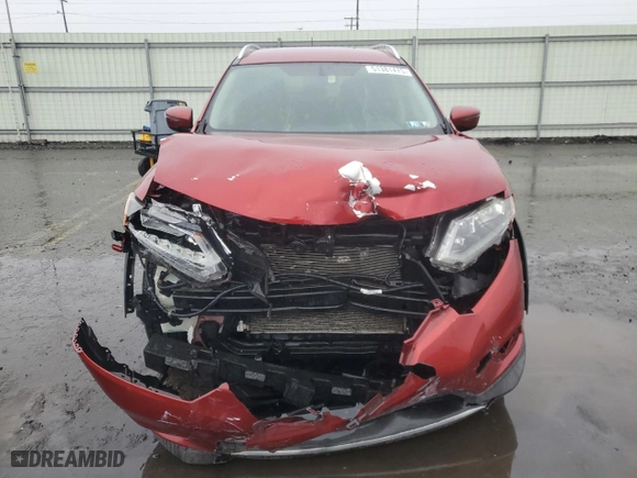 2016 Nissan Rogue SV with VIN KNMAT2MV7GP665217, listed as a Copart auction lot 51381475 with 111,130 mi miles and Salvage Title. Bid and sale history available at carsss.com. Image 5.