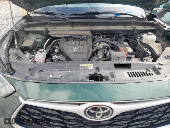 2023 Toyota Highlander L with VIN 5TDKDRBHXPS500758, listed as a Copart auction lot 58609615 with 45,653 mi miles and Salvage title. Bid and sale history available at DreamBid. Image 12.