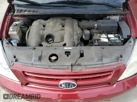 2008 Kia Sedona LX with VIN KNDMB233686218479, listed as a Copart auction lot 50228685 with 200,945 mi miles and Salvage Title. Bid and sale history available at carsss.com. Image 12.